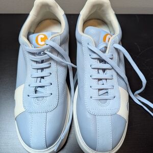 Camper Pelotas Light Blue and White Sneakers